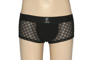 lace embroidery boxer underwear for men