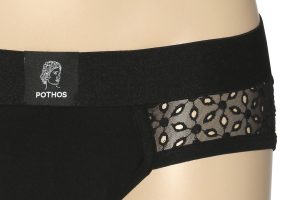 lace embroidery slip brief underwear for men
